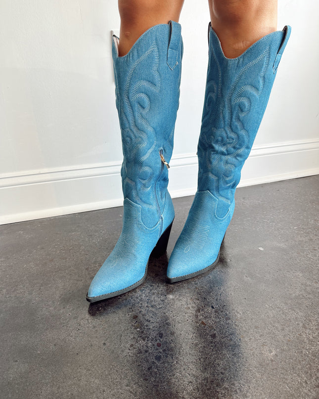 Marie Boots - Denim