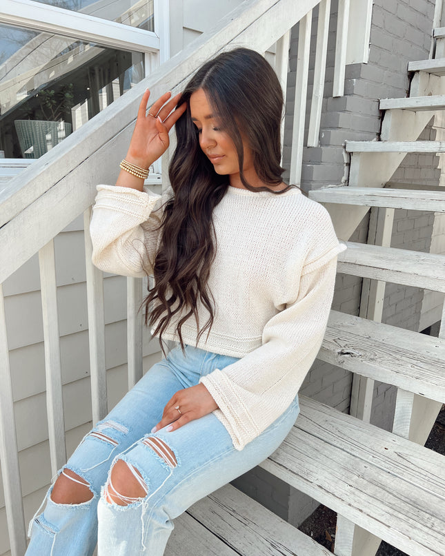 You and Me Sweater - Cream