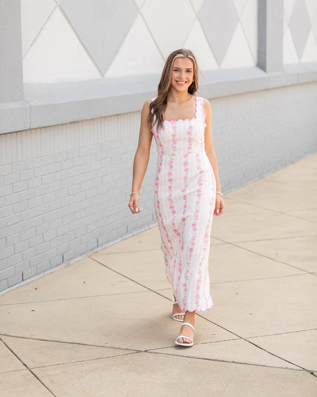 Flower Blossom Dress - Pink