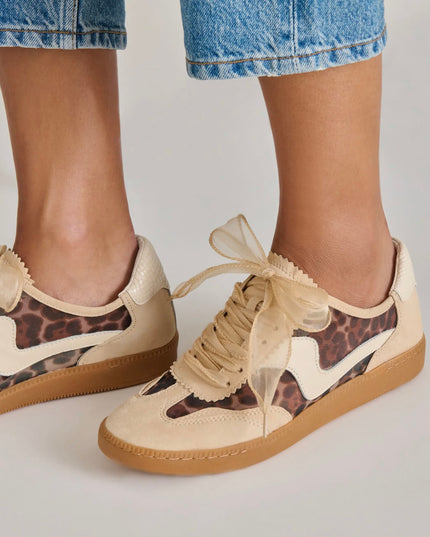 Dolce Vita Mesh Sneakers - LT Leopard Mesh