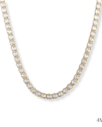 SB Tennis Necklace 4mm - Water Resistant