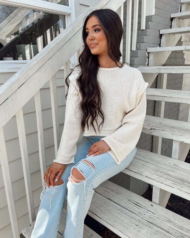 You and Me Sweater - Cream