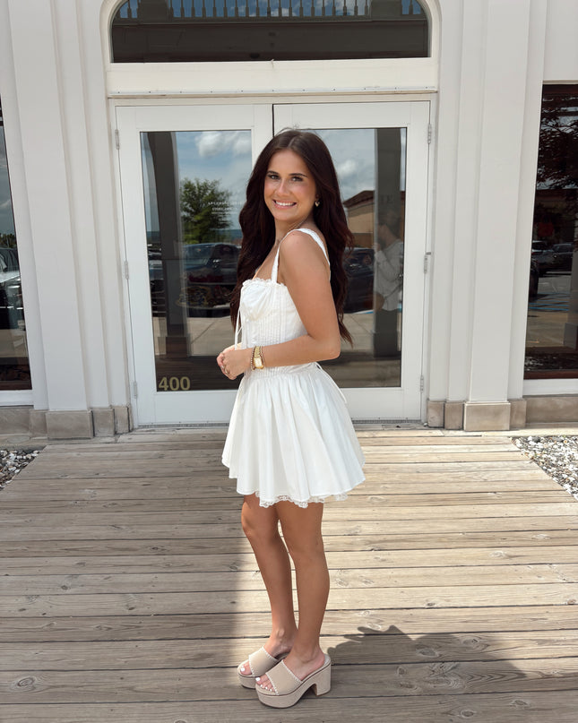 The Annabell Dress - White