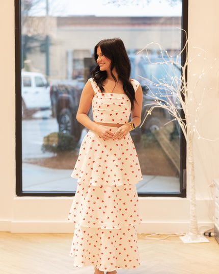 Sweetheart Set - White/Red