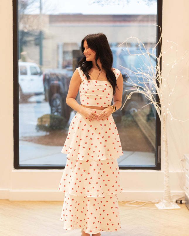 Sweetheart Set - White/Red