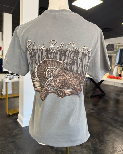 Black Belt Strutter Turkey T Shirt