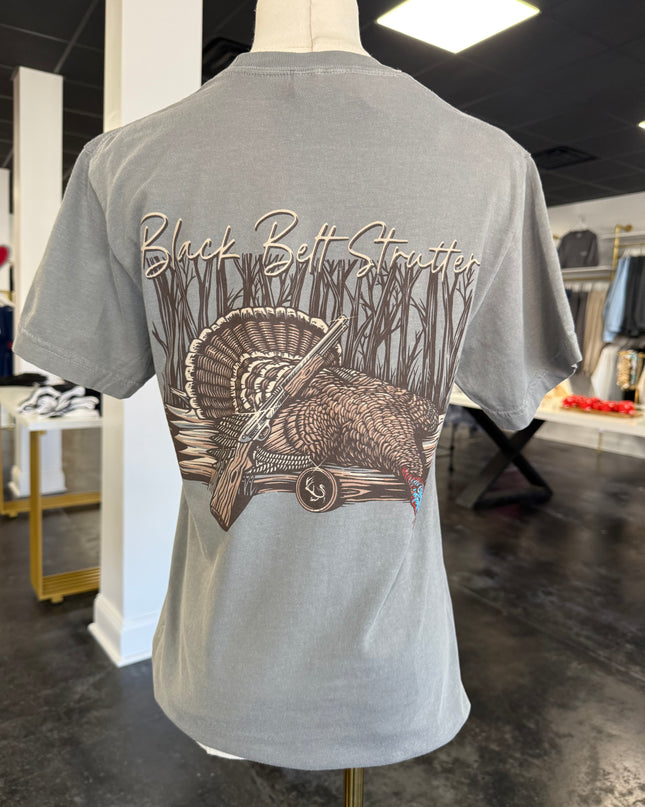Black Belt Strutter Turkey T Shirt