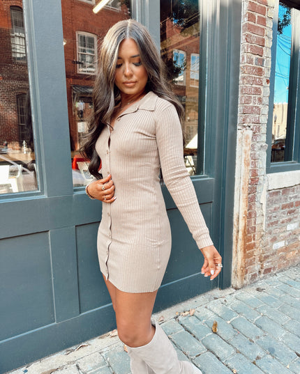 A Lot To Lose Dress - Mocha