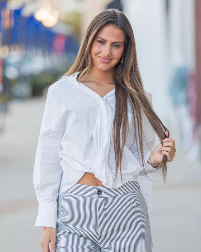 Sunday Bloom Top - White