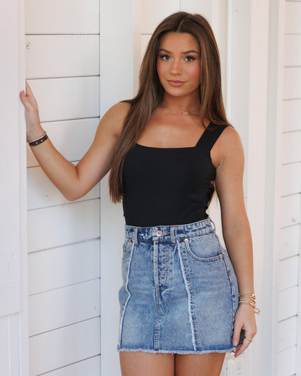 Denim Mini Skirt