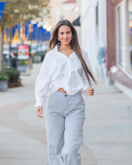 Sunday Bloom Top - White