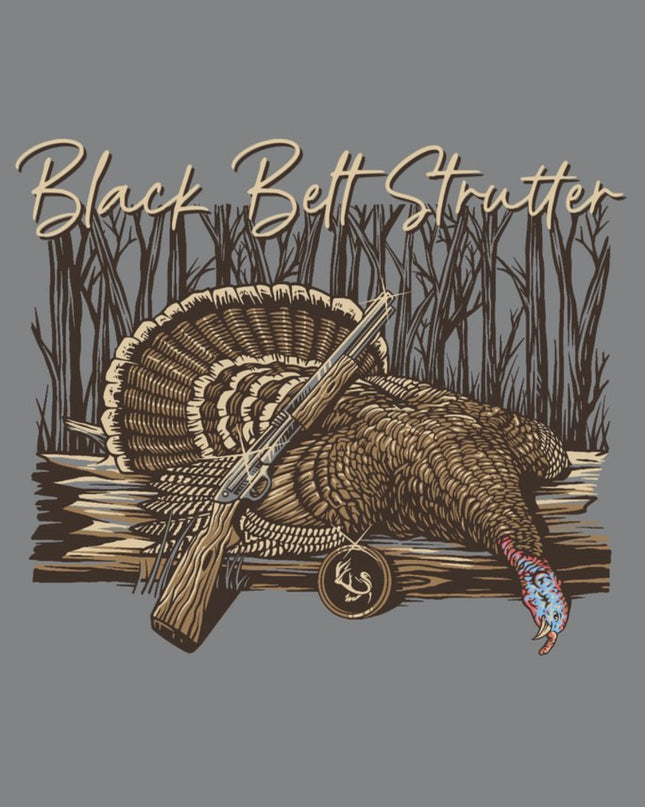 Black Belt Strutter Turkey T Shirt