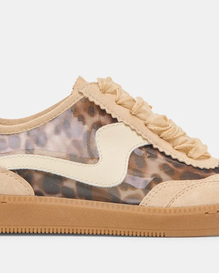 Dolce Vita Mesh Sneakers - LT Leopard Mesh