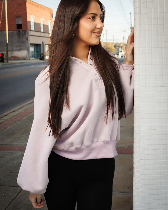 Gianna Pullover - Lilac
