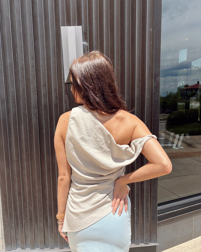 Maybe Tomorrow Top - Taupe