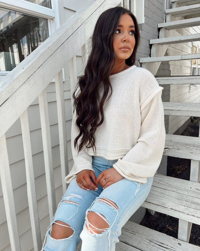 You and Me Sweater - Cream