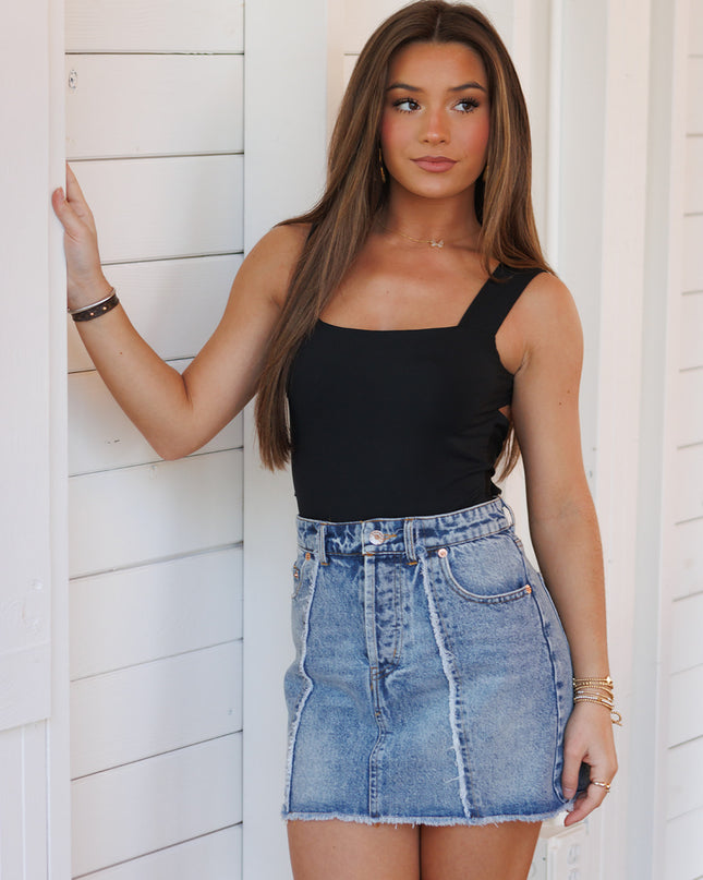 Denim Mini Skirt