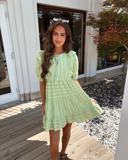 Green with Envy Dress - Lime