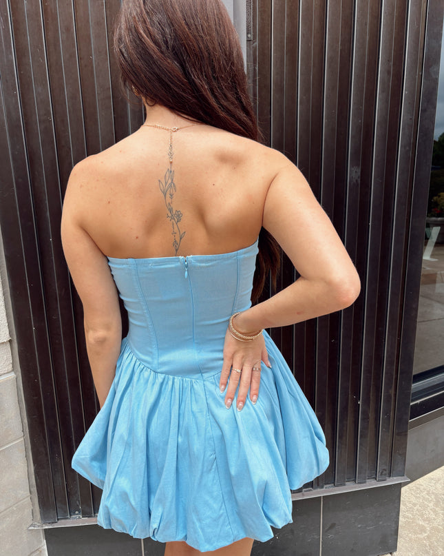 The Meredith Dress - Baby Blue