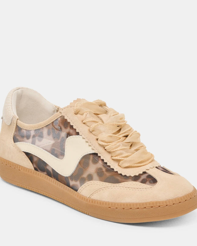Dolce Vita Mesh Sneakers - LT Leopard Mesh