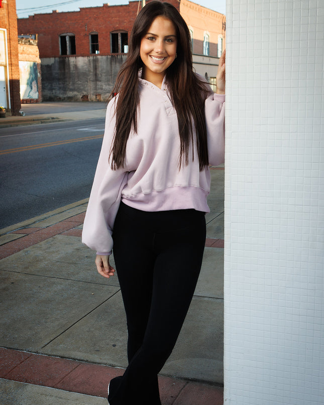 Gianna Pullover - Lilac