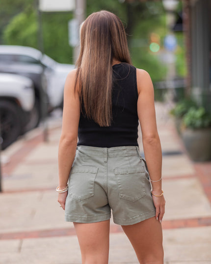 JBD Trouser Shorts - Olive