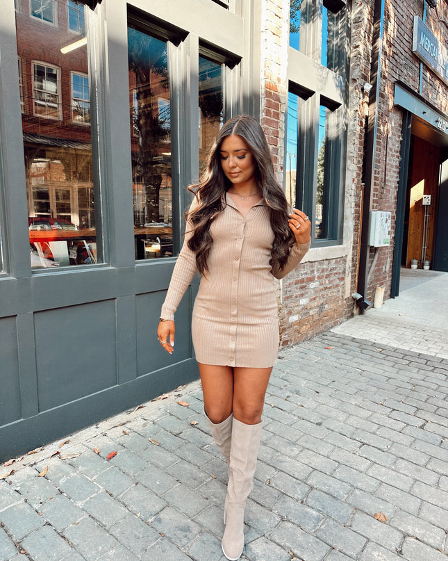 A Lot To Lose Dress - Mocha