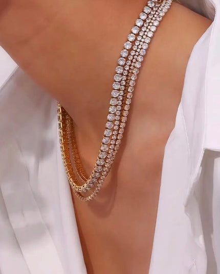 SB Tennis Necklace 4mm - Water Resistant