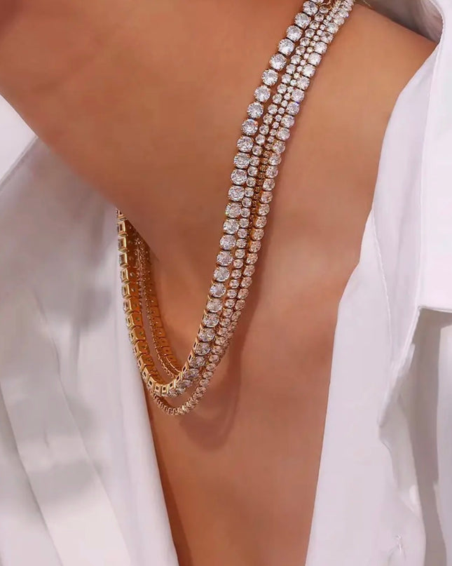 SB Tennis Necklace 4mm - Water Resistant