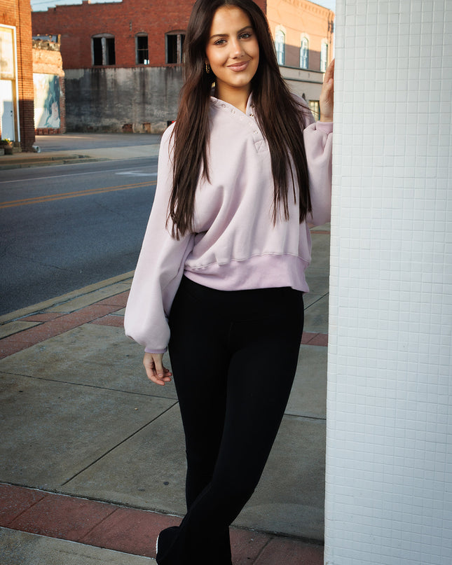 Gianna Pullover - Lilac