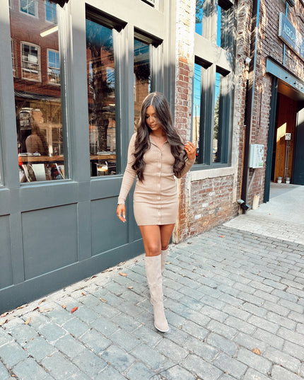 A Lot To Lose Dress - Mocha
