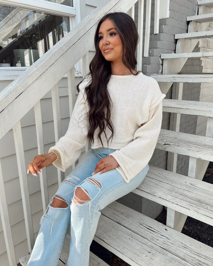 You and Me Sweater - Cream
