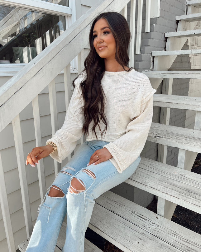 You and Me Sweater - Cream