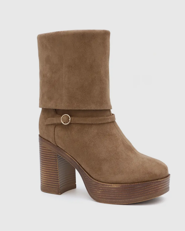 Yoki Chunky Platform Boot - Sand