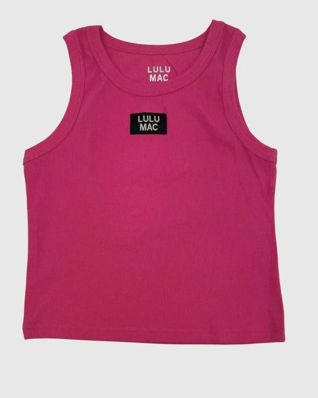 Lulu Mac Solid Tank - Hot Pink