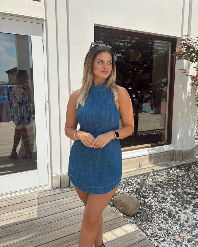 The Jennifer Dress - Denim