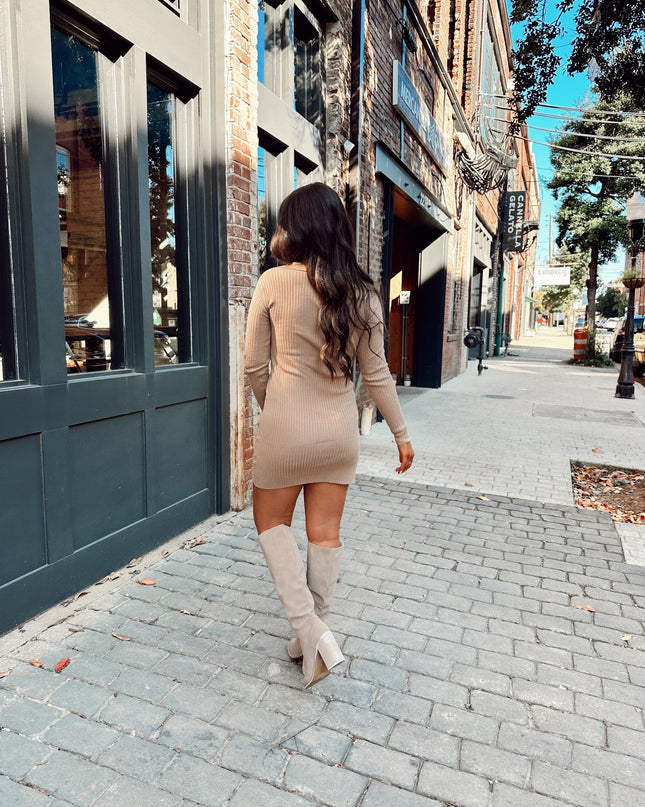 A Lot To Lose Dress - Mocha