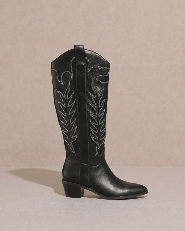The Inlay Boot - Black