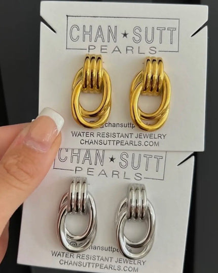 C.P. Kerstin Earrings -Silver