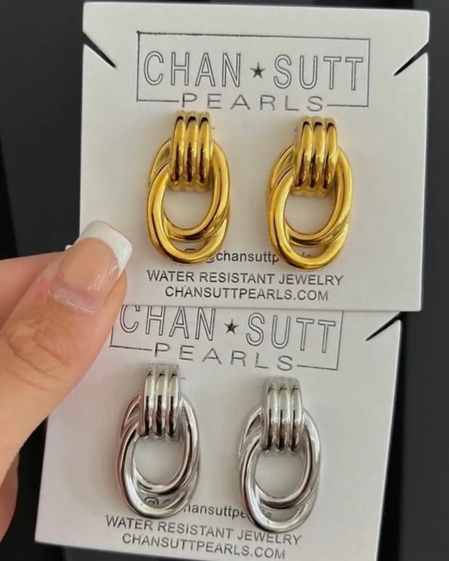 C.P. Kerstin Earrings -Silver