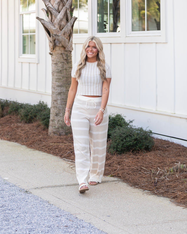 They Sandy Set - Taupe/Cream