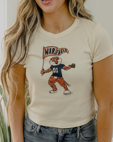 Auburn Cropped Tee