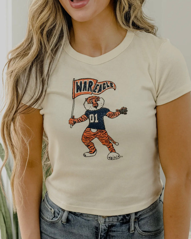 Auburn Cropped Tee