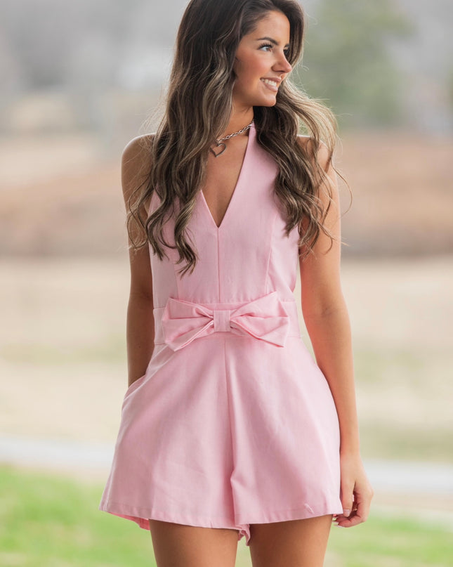Blush Bloom Romper - Pink