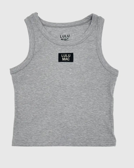 Lulu Mac Solid Tank - Grey