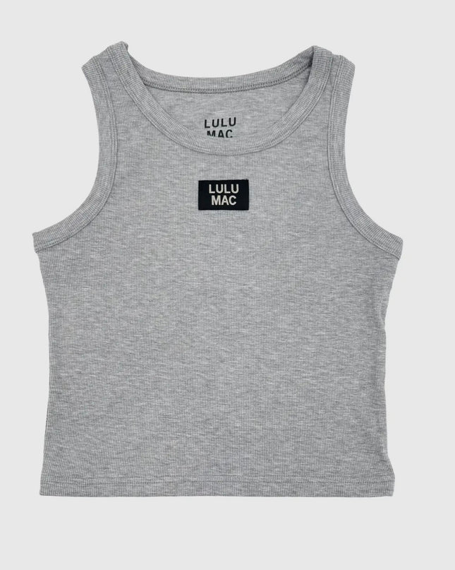 Lulu Mac Solid Tank - Grey