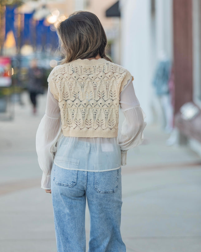 Bubblegum Bliss Top - Beige
