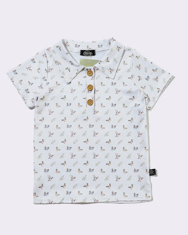 Drake Duck Boys Collar Shirt