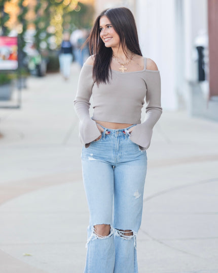 The Blake Top - Mocha