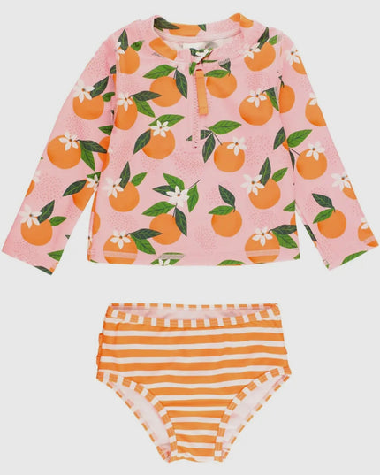 Orange You the Sweetest Long Sleeve Swimsuit